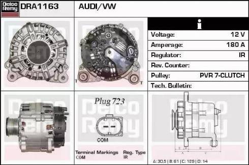 Remy DRA1163 - Alternatore autozon.pro