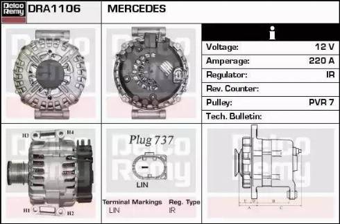 Remy DRA1106 - Alternatore autozon.pro