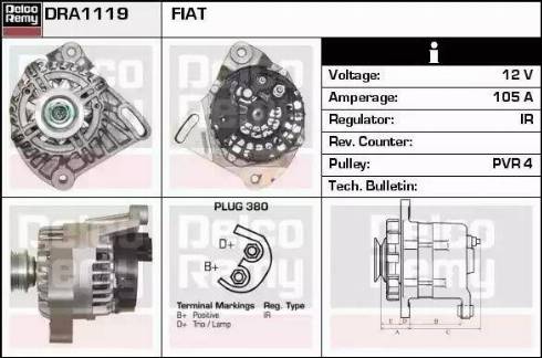 Remy DRA1119 - Alternatore autozon.pro