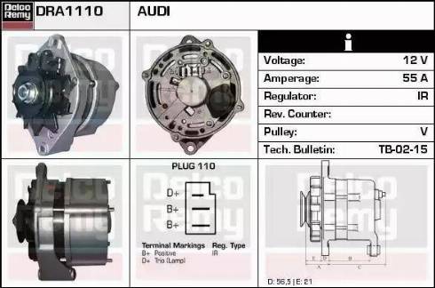 Remy DRA1110 - Alternatore autozon.pro