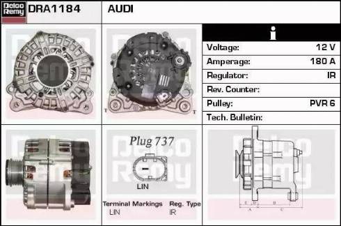 Remy DRA1184 - Alternatore autozon.pro