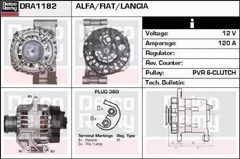 Remy DRA1182 - Alternatore autozon.pro