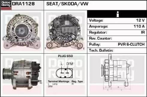 Remy DRA1128 - Alternatore autozon.pro