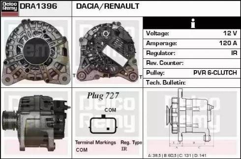 Remy DRA1396 - Alternatore autozon.pro