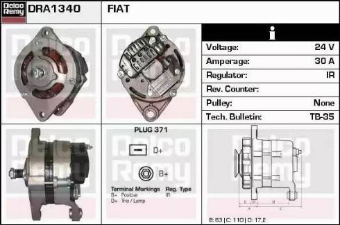 Remy DRA1340 - Alternatore autozon.pro