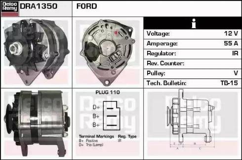 Remy DRA1350 - Alternatore autozon.pro