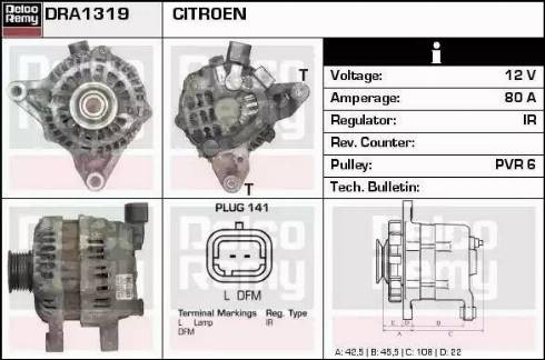 Remy DRA1319 - Alternatore autozon.pro