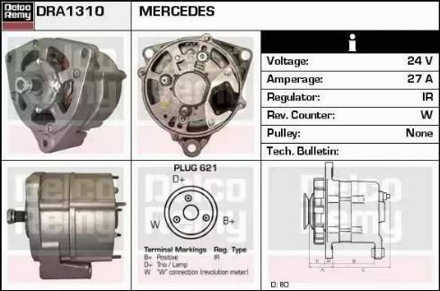 Remy DRA1310 - Alternatore autozon.pro