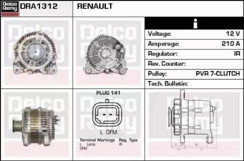 Remy DRA1312 - Alternatore autozon.pro