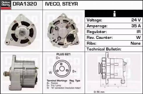 Remy DRA1320 - Alternatore autozon.pro