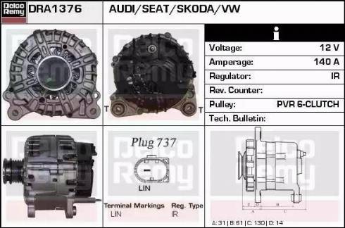 Remy DRA1376 - Alternatore autozon.pro