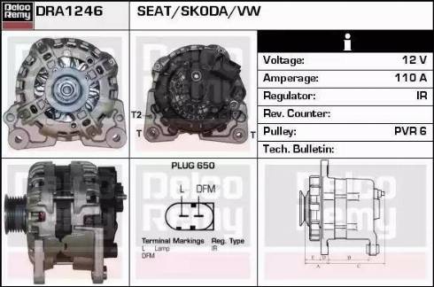 Remy DRA1246 - Alternatore autozon.pro