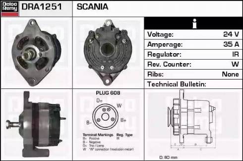 Remy DRA1251 - Alternatore autozon.pro