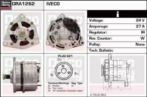 Remy DRA1262 - Alternatore autozon.pro