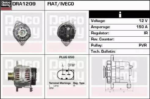 Remy DRA1209 - Alternatore autozon.pro