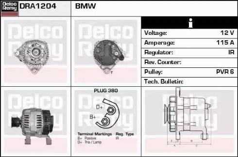 Remy DRA1204 - Alternatore autozon.pro