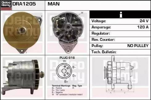 Remy DRA1205 - Alternatore autozon.pro