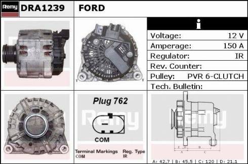 Remy DRA1239 - Alternatore autozon.pro