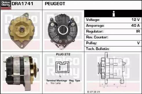 Remy DRA1741 - Alternatore autozon.pro