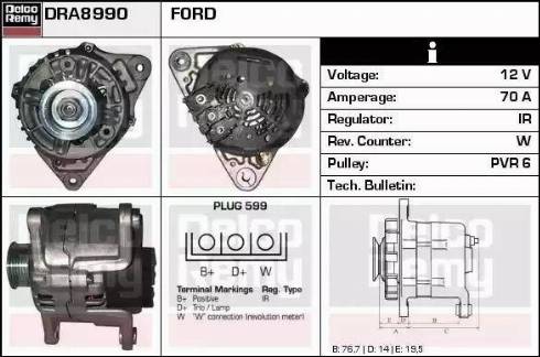 Remy DRA8990 - Alternatore autozon.pro