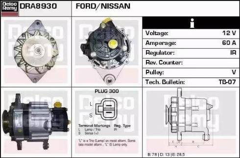 Remy DRA8930 - Alternatore autozon.pro