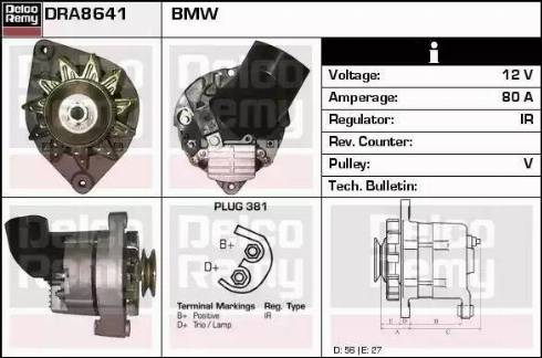 Remy DRA8641 - Alternatore autozon.pro