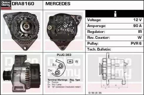 Remy DRA8160 - Alternatore autozon.pro