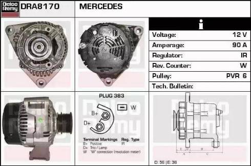 Remy DRA8170 - Alternatore autozon.pro