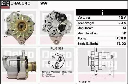 Remy DRA8340 - Alternatore autozon.pro