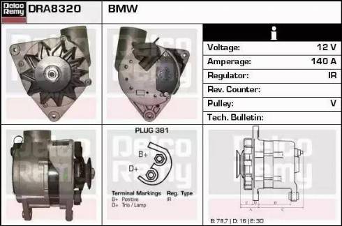 Remy DRA8320 - Alternatore autozon.pro