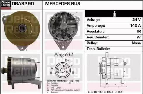 Remy DRA8290 - Alternatore autozon.pro