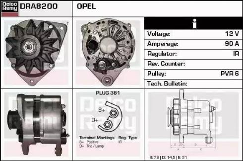 Remy DRA8200 - Alternatore autozon.pro