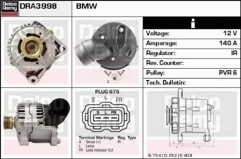 Remy DRA3998 - Alternatore autozon.pro