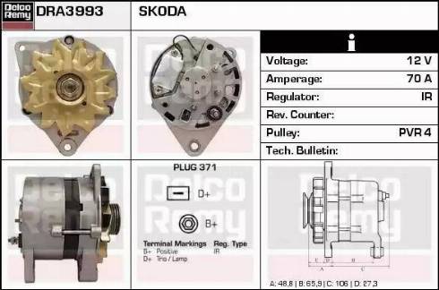 Remy DRA3993 - Alternatore autozon.pro