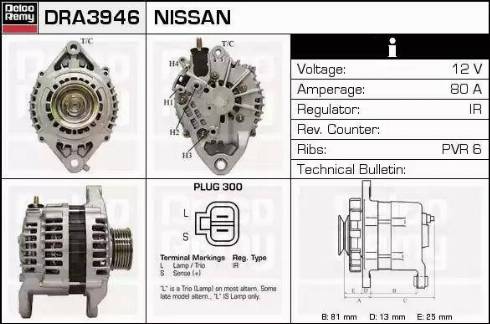 Remy DRA3946 - Alternatore autozon.pro