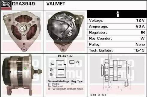 Remy DRA3940 - Alternatore autozon.pro