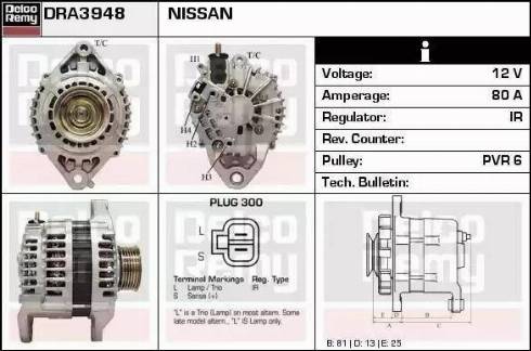 Remy DRA3948N - Alternatore autozon.pro