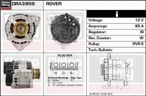 Remy DRA3959 - Alternatore autozon.pro