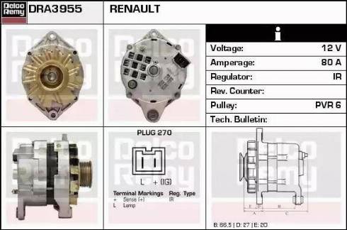 Remy DRA3955 - Alternatore autozon.pro