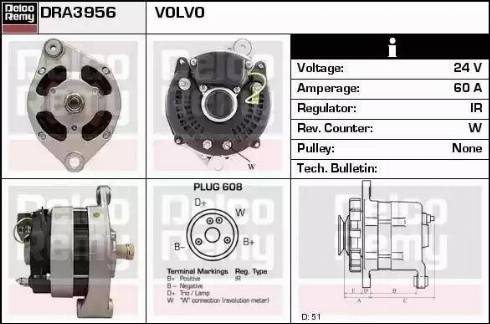 Remy DRA3956 - Alternatore autozon.pro