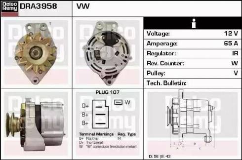 Remy DRA3958 - Alternatore autozon.pro