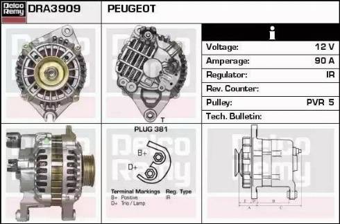 Remy DRA3909 - Alternatore autozon.pro