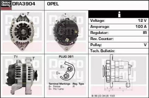 Remy DRA3904 - Alternatore autozon.pro