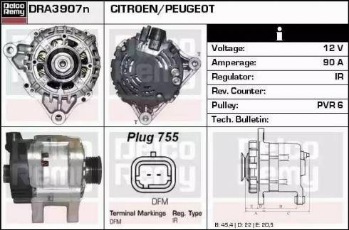 Remy DRA3907N - Alternatore autozon.pro