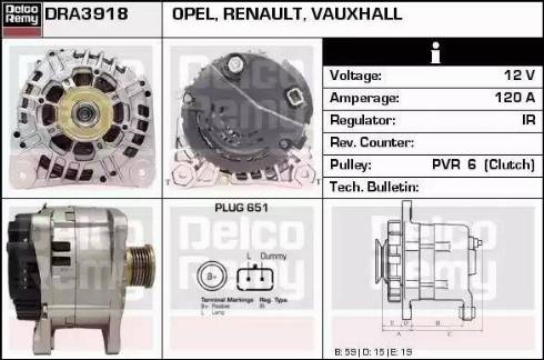 Remy DRA3918 - Alternatore autozon.pro