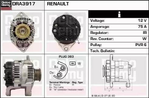 Remy DRA3917 - Alternatore autozon.pro