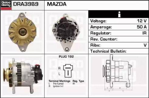 Remy DRA3989 - Alternatore autozon.pro