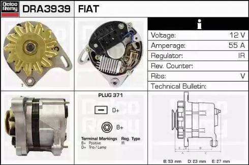 Remy DRA3939 - Alternatore autozon.pro