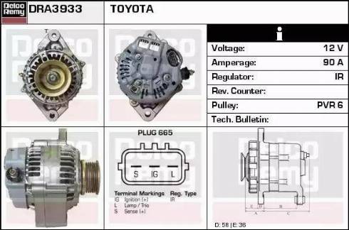 Remy DRA3933 - Alternatore autozon.pro