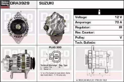 Remy DRA3929 - Alternatore autozon.pro